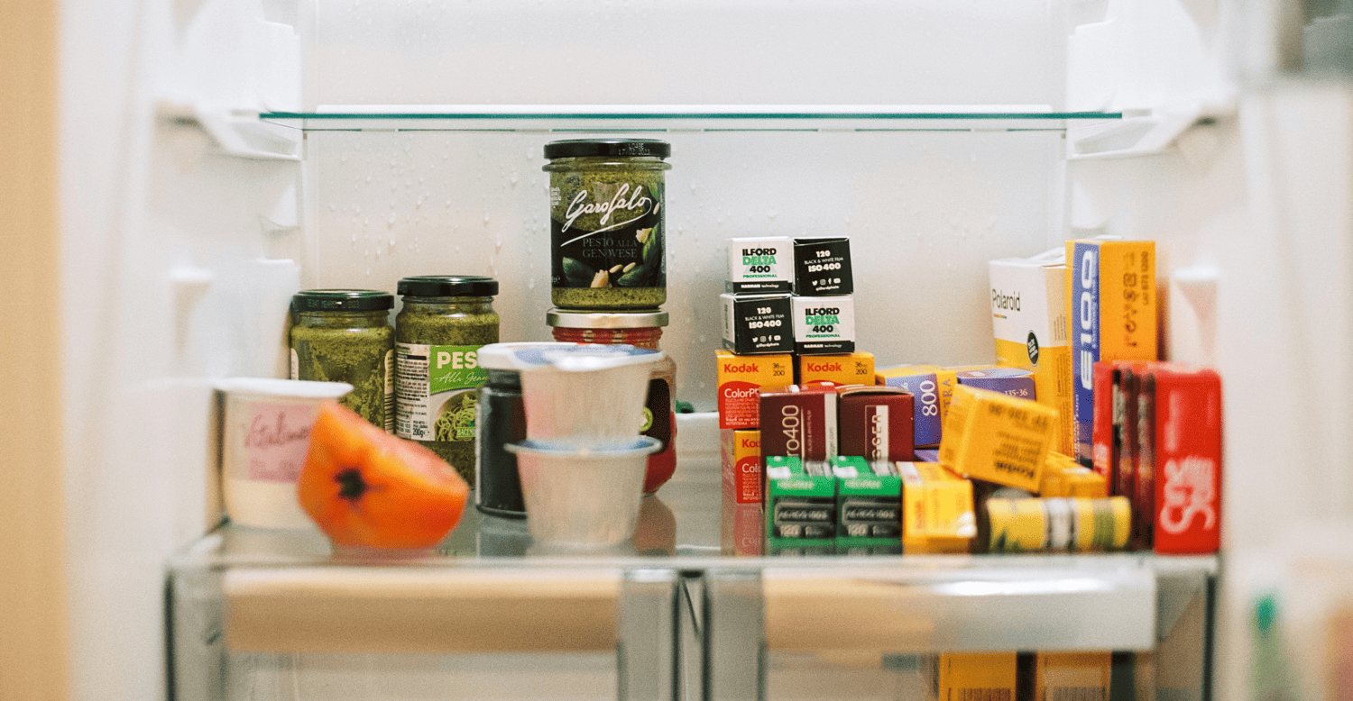 Film in the fridge (13°C / 50°F). Photo: colorme.